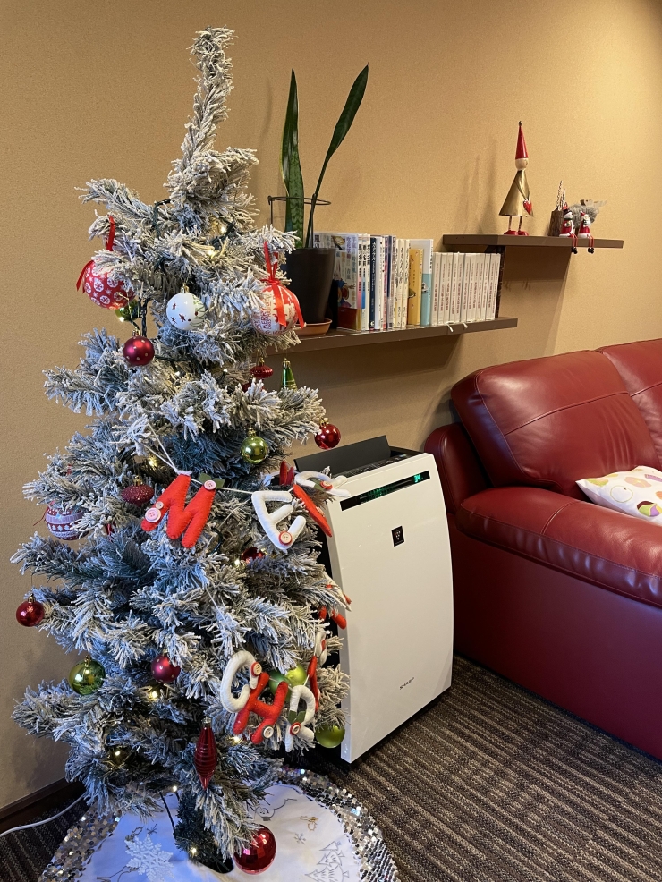クリスマスの飾り付けしました(^-^)